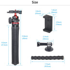 WEYLLAN DT45 Mini trípode de escritorio Control remoto carga máxima 2kg soporte portátil para cámara GoPro iPhone Xiaomi Huawei-MovilExpressShop