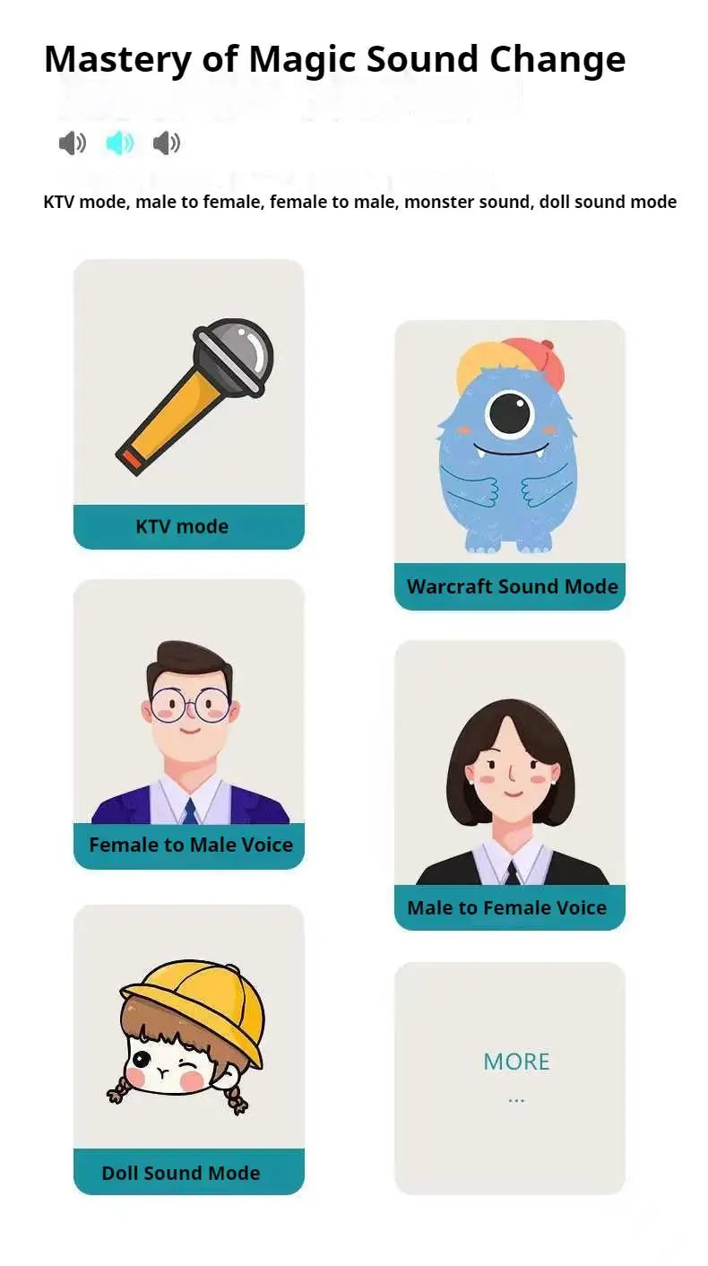 Altavoz Bluetooth inalámbrico portátil para Karaoke, máquina De micrófono, Subwoofer, caja De sonido potente, música, Caixa De Som Bocina Audio-MovilExpressShop