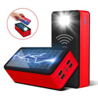 Banco de energía Solar de 100000mAh y 120W, batería externa USB de gran capacidad para teléfono móvil, carga inalámbrica rápida, accesorio para teléfono móvil-MovilExpressShop