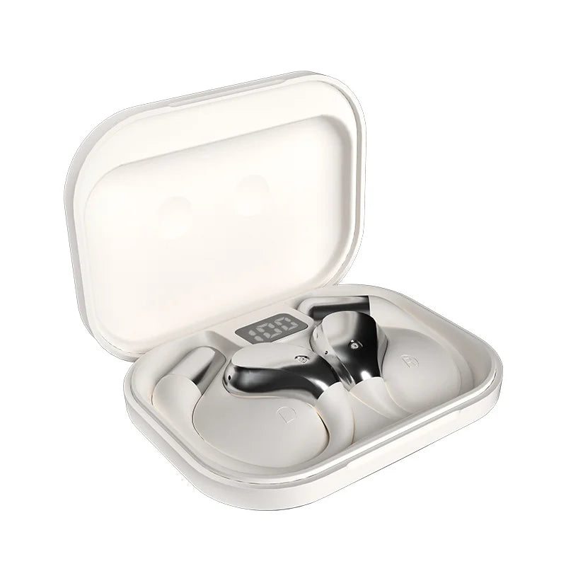 Auriculares inalámbricos de oído abierto Bluetooth 6,0 OWS auriculares de alta resolución ANC auriculares con reducción de ruido gancho para la oreja auriculares deportivos-MovilExpressShop