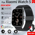 2025 nuevo para Xiaomi Watch 5 hombres mujeres HD AMOLED pantalla de visualización ritmo cardíaco Bluetooth llamada GPS pista impermeable deportes reloj inteligente