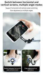 Clip magnético para teléfono con montaje en cuello 360 °   Soporte de teléfono POV de rotación para Iphone 15 14 13 12 11 10 para accesorios de teléfono SAMSUNG HUAWEI-MovilExpressShop