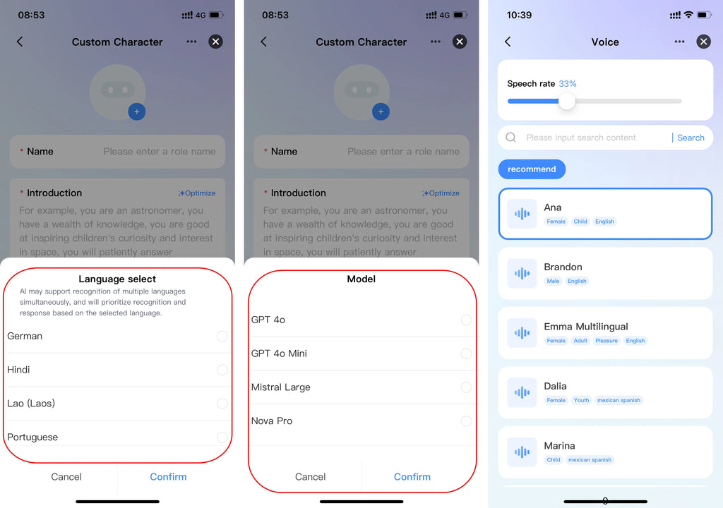 Robot inteligente Tuya IA, WiFi, juguetes de educación temprana para niños, reconocimiento de voz y máquina de aprendizaje educativo interactiva por voz