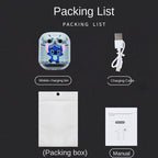 Nuevo Disney Stitch sonido HIFI pantalla Digital LED auriculares Bluetooth auriculares inalámbricos serie Stitch de largo alcance-MovilExpressShop