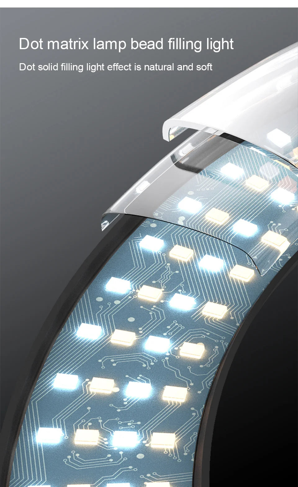 26CM fotografía iluminación teléfono Ringlight trípode soporte foto Led Selfie relleno anillo luz lámpara para vídeo Youtube Live COOK-MovilExpressShop