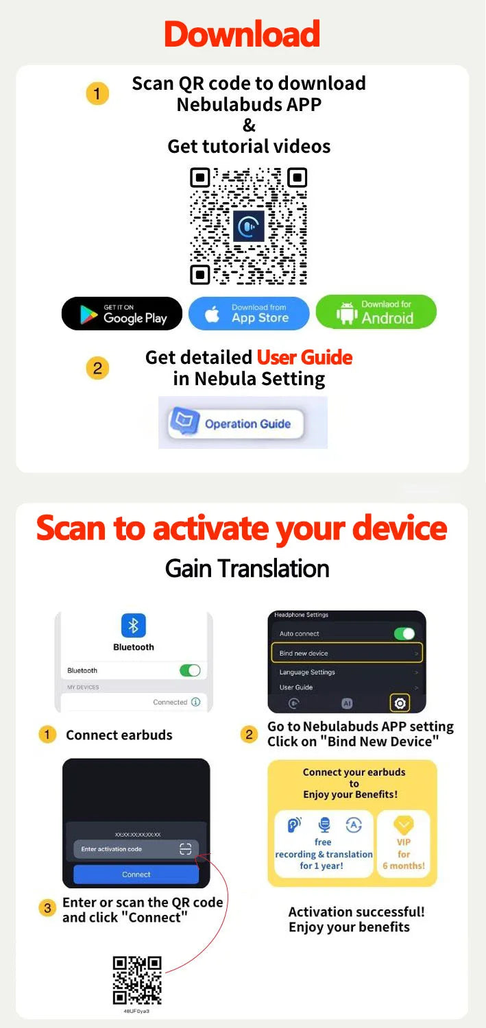 Lenovo XT53 auriculares de traducción TWS Bluetooth HD llamadas de voz auriculares con reducción de ruido para viajes de oficina auriculares con traductor AI