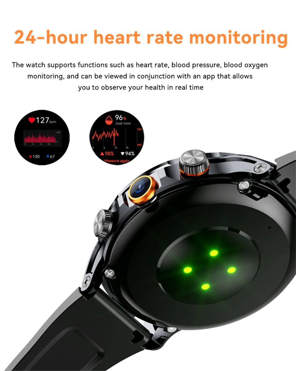 Reloj inteligente Android Netcom completo 5G/4G con cámara con tarjeta SIM videollamada AMOLED GPS WIFI Google Play mapas reloj inteligente para hombres y mujeres