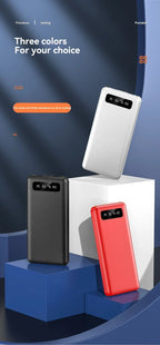 VIVO 200000mAh 120W banco de energía batería de carga súper rápida pantalla Digital de alta capacidad banco de energía para iPhone Samsung Huawei-MovilExpressShop