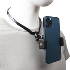 Soporte para el cuello para Selfie para teléfono móvil, manos libres, soporte para teléfono perezoso, soporte colgante Universal para IPhone GoPro 13 DJI Dock Racket-MovilExpressShop