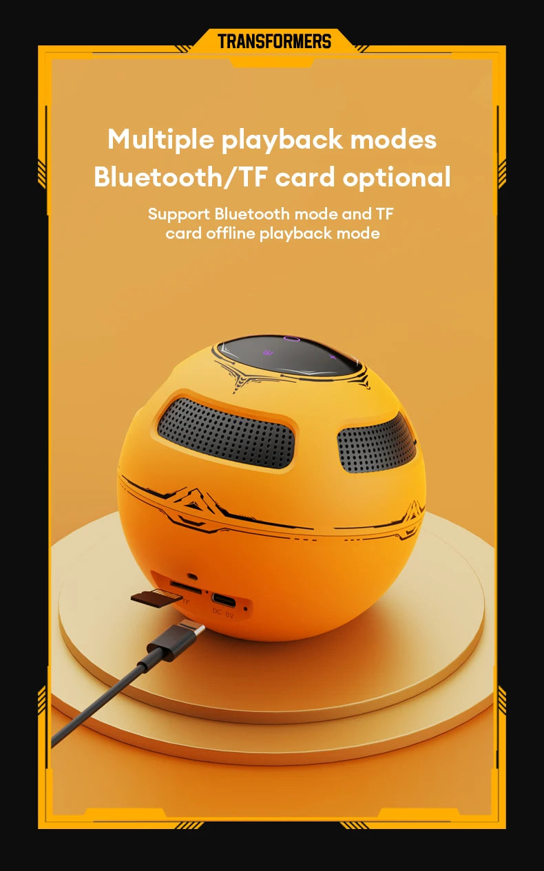 TRANSFORMERS TF-Y17 Altavoz portátil Altavoz Bluetooth inalámbrico de larga resistencia Sonido estéreo Caja de sonido multifuncional-MovilExpressShop