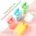 Disney-auriculares inalámbricos Stitzer TWS i7 Mini 2, cascos con Bluetooth 5,0, micrófono, estuche de carga, manos libres, novedad-MovilExpressShop