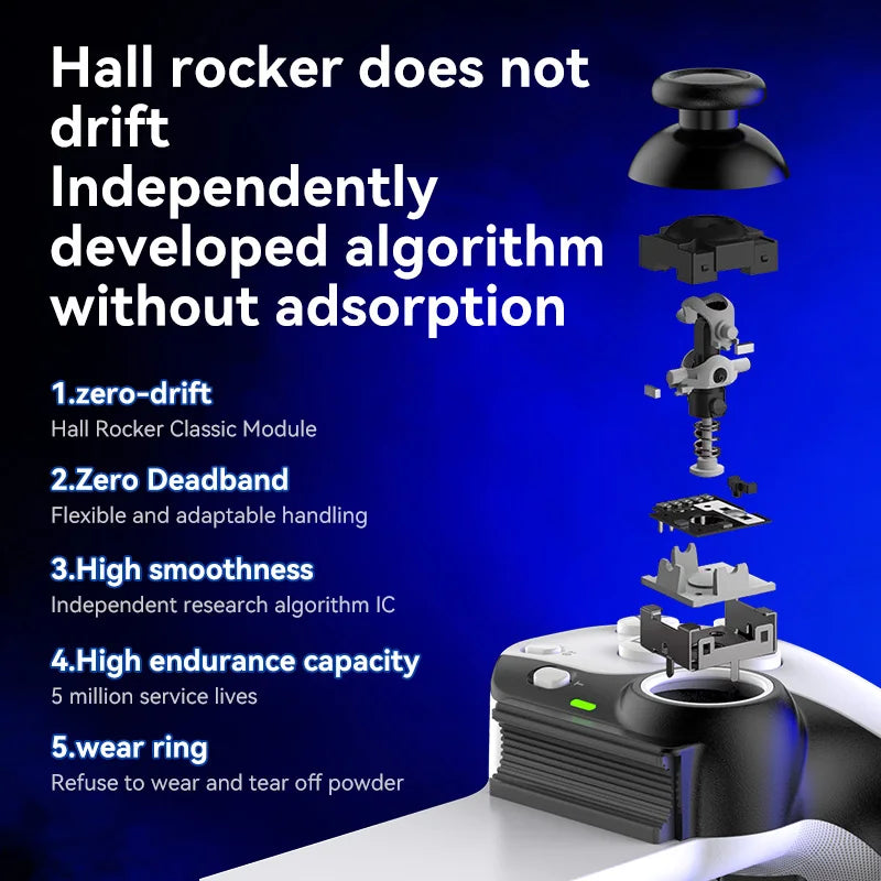 Controlador de juego de estiramiento para teléfono móvil D9, inalámbrico, Bluetooth, PC, tableta para Switch/PS3/PS4, controlador somatosensorial de doble salón-MovilExpressShop