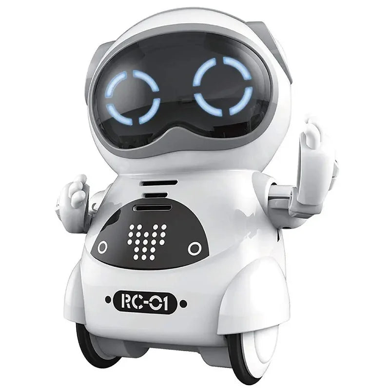 Xiaobao-Mini Robot inteligente multifuncional eléctrico para niños, bolsa de bolsillo, rompecabezas, historia interactiva, voz