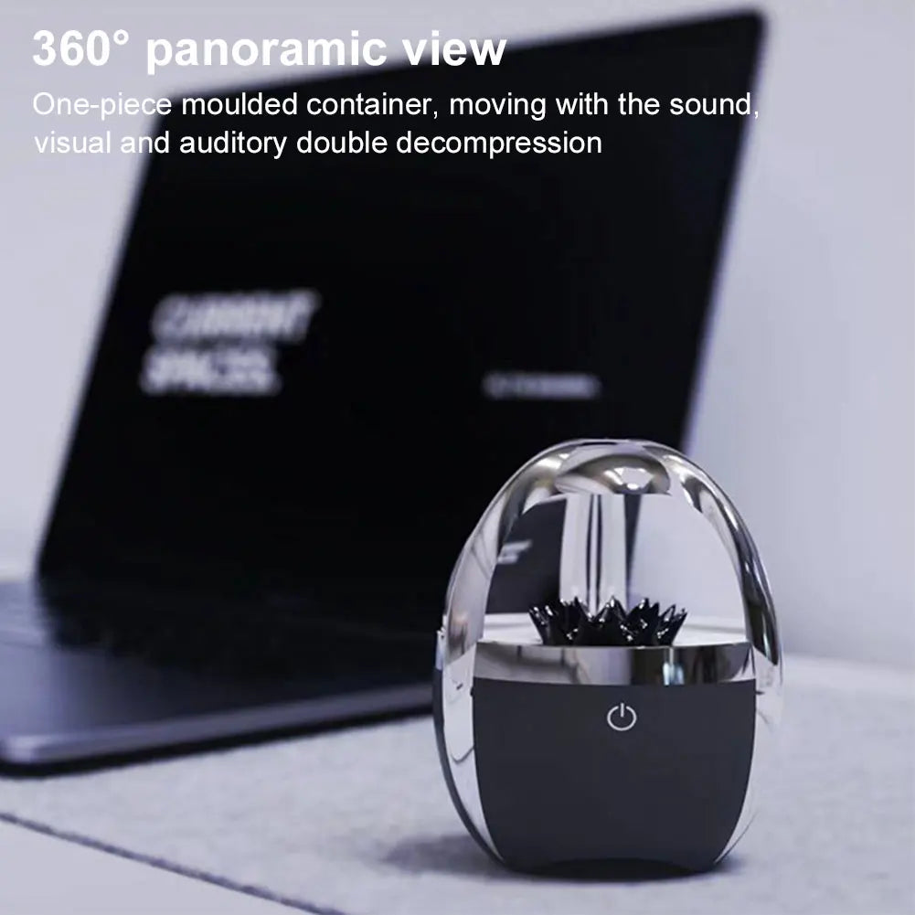 Altavoz Ferrofluid con luz ajustable de 4 colores, altavoz BT Ferrofluid de baile, altavoz portátil, regalos de cumpleaños para hombres y mujeres