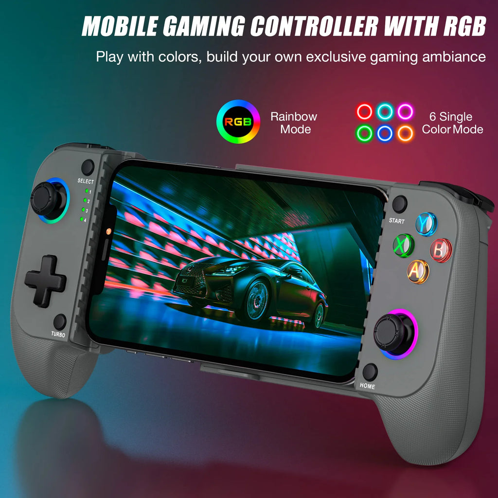 BEBONCOOL MC103 Gamepad tipo C controlador de teléfono móvil efecto Hall mango de estiramiento Joystick Android Ps juego en la nube personalizado-MovilExpressShop