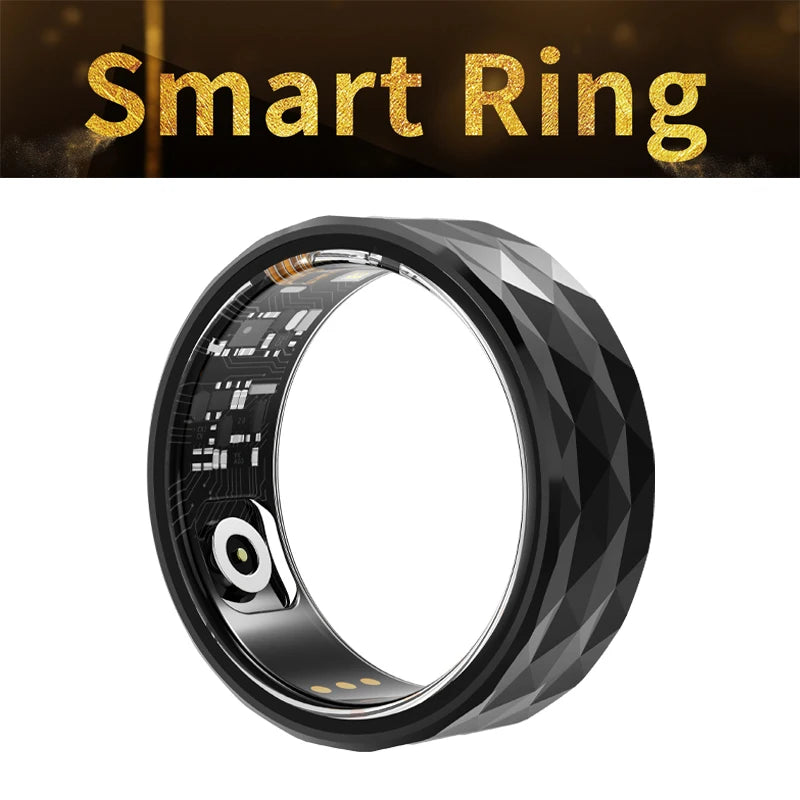 Smart Ring 2024 – Monitor de temperatura corporal, resistente al agua, compatible con Android e iOS-MovilExpressShop