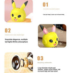 Pikachu Altavoz Bluetooth inalámbrico Altavoz pequeño portátil Subwoofer pesado Mini Bluetooth bajo Subwoofer regalos-MovilExpressShop