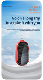 Mini llavero Pwerbank nuevo banco de energía Solar-MovilExpressShop