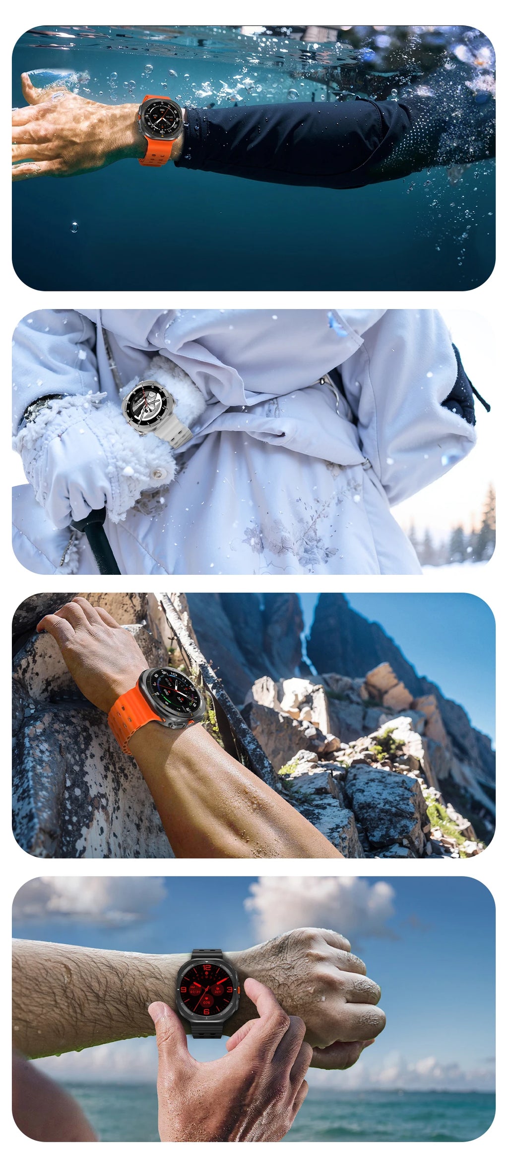 2025 nuevo reloj DT 7 Ultra reloj inteligente hombres 32GB memoria vídeo GPS NFC 47mm AMOLED Fitness rastreador deportivo salud relojes inteligentes mujeres