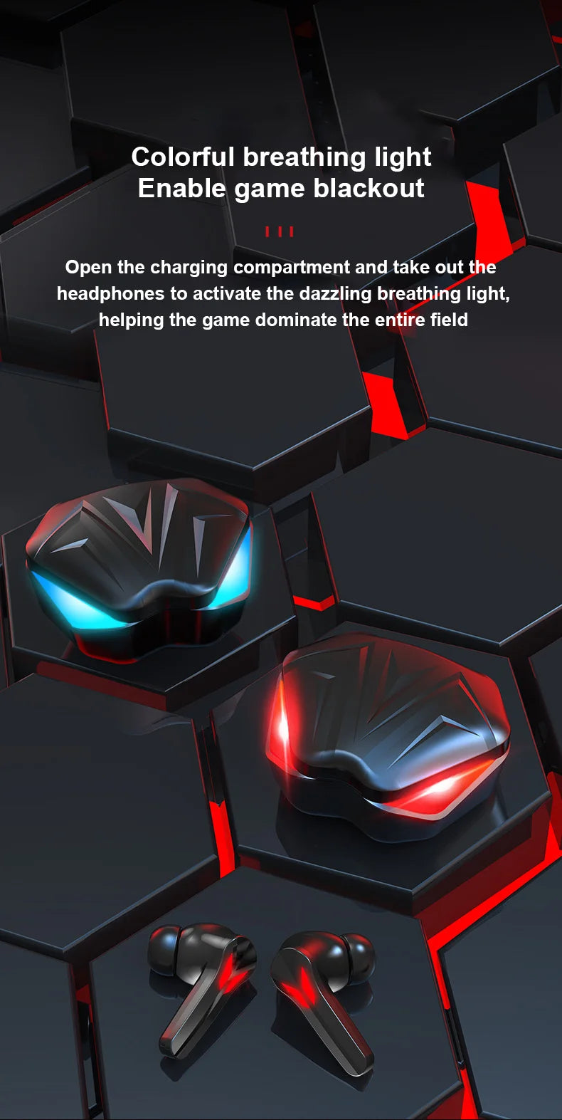 Auriculares inalámbricos, auriculares Bluetooth, auriculares con cancelación de ruido ENC-Calling, auriculares estéreo HiFi de baja latencia TWS Bluetooth 5.3