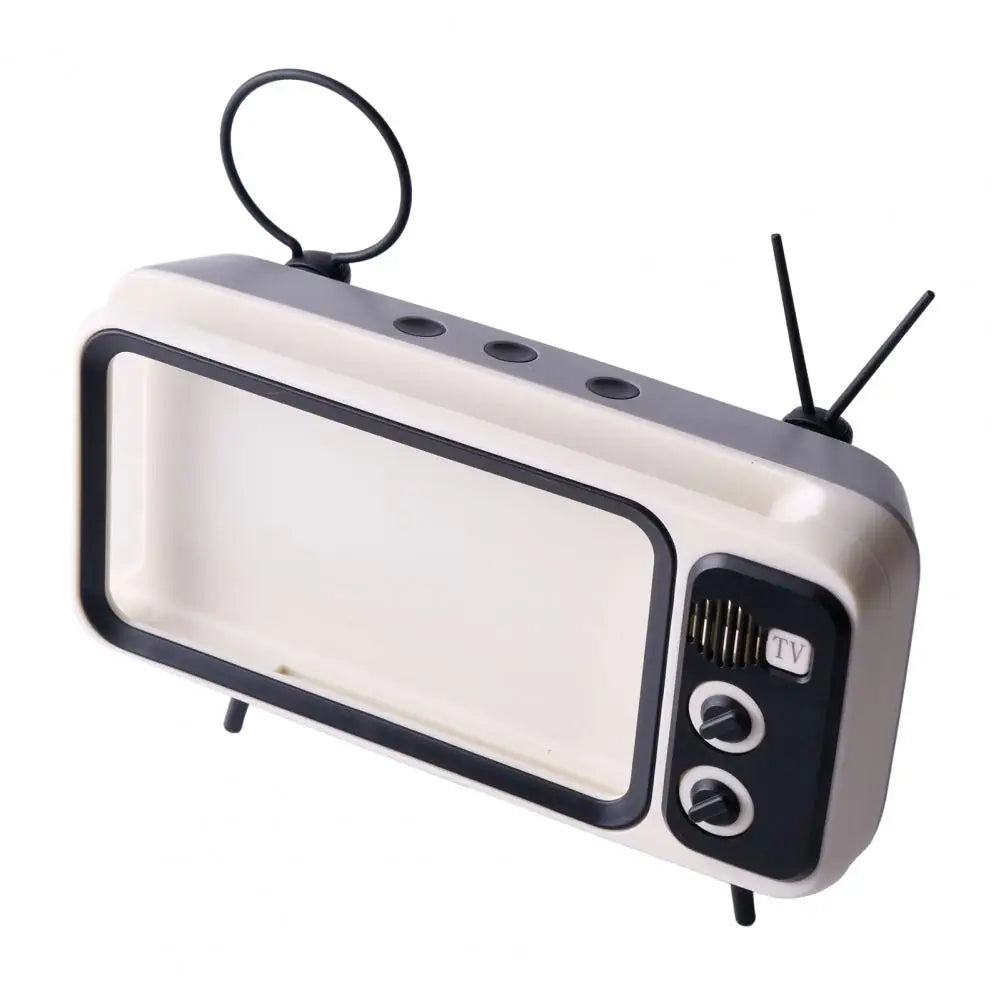 Soporte de teléfono con altavoz, soporte de música, antideslizante, Retro, TV, teléfono Móvil, 6, 4 a 6, 7, Smartphone-MovilExpressShop