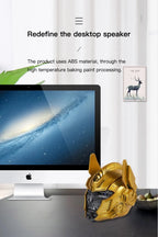 Altavoz inalámbrico con Bluetooth, dispositivo multifuncional para exteriores, transformador Optimus Prime, tarjeta TF, Radio FM, Subwoofer, regalo para ordenador