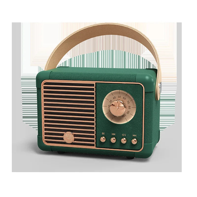 HM11 Altavoz portátil Bluetooth estilo retro con asa-MovilExpressShop