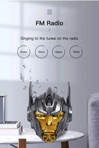 Altavoz inalámbrico con Bluetooth, dispositivo multifuncional para exteriores, transformador Optimus Prime, tarjeta TF, Radio FM, Subwoofer, regalo para ordenador