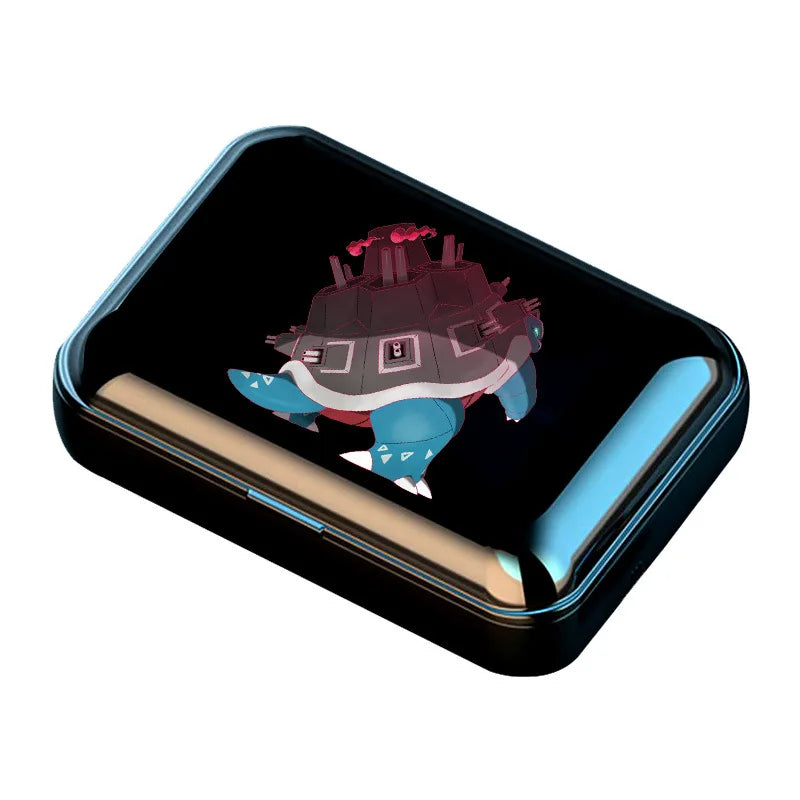 Pokemon Pikachu Auriculares inalámbricos con Bluetooth, Audio envolvente Anime estéreo bajo TWS auriculares deportivos para teléfono-MovilExpressShop