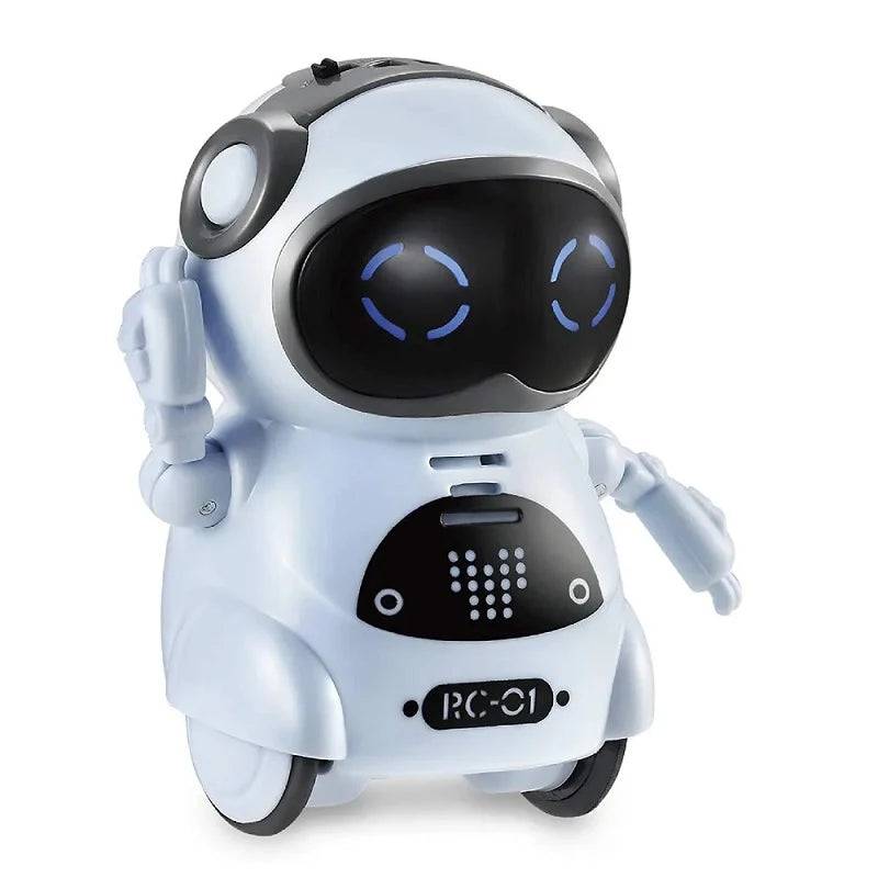 Xiaobao-Mini Robot inteligente multifuncional eléctrico para niños, bolsa de bolsillo, rompecabezas, historia interactiva, voz