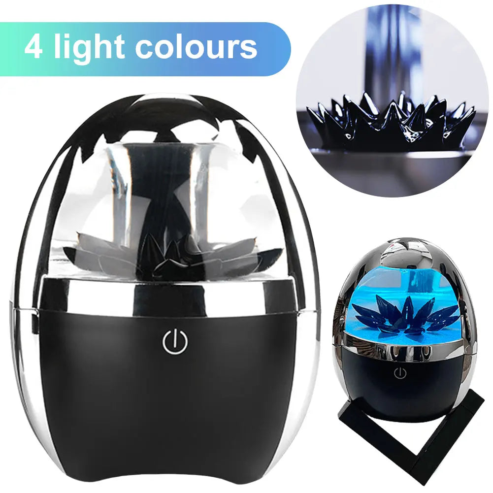 Altavoz Ferrofluid con luz ajustable de 4 colores, altavoz BT Ferrofluid de baile, altavoz portátil, regalos de cumpleaños para hombres y mujeres