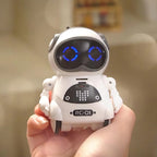 Xiaobao-Mini Robot inteligente multifuncional eléctrico para niños, bolsa de bolsillo, rompecabezas, historia interactiva, voz