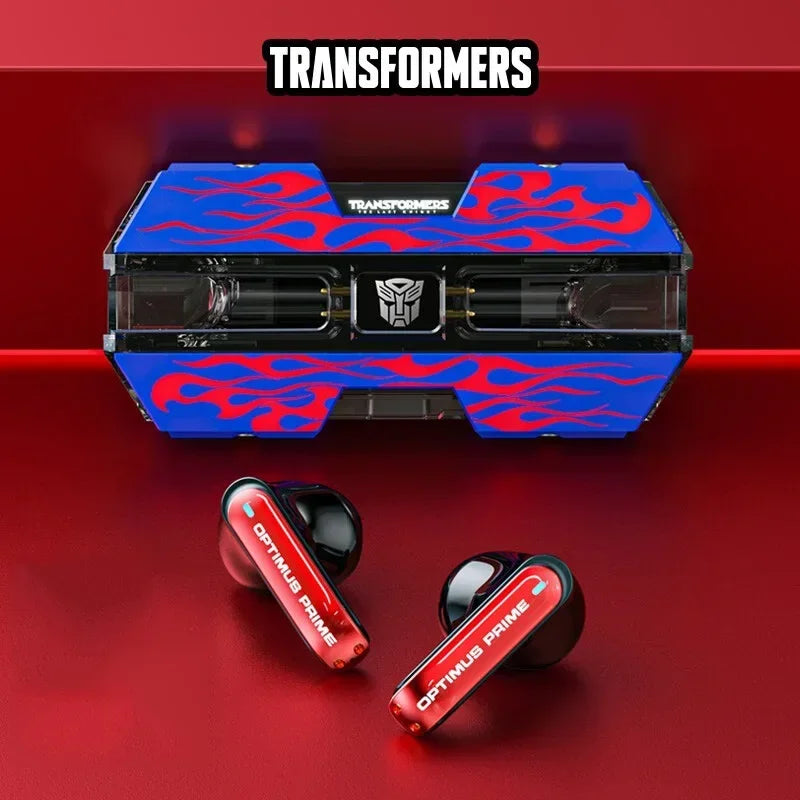 Transformers TF-T01 auriculares inalámbricos Bluetooth 5,3 sonido HIFI Bumblebee auriculares para juegos auriculares de baja latencia Larga modo de reposo-MovilExpressShop