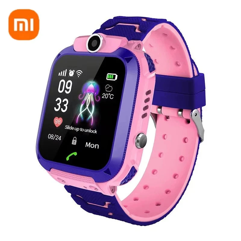 Xiaomi niños 5G reloj inteligente SOS ubicación GPS tarjeta Sim llamada niño reloj inteligente cámara impermeable niños niñas regalo para IOS Android