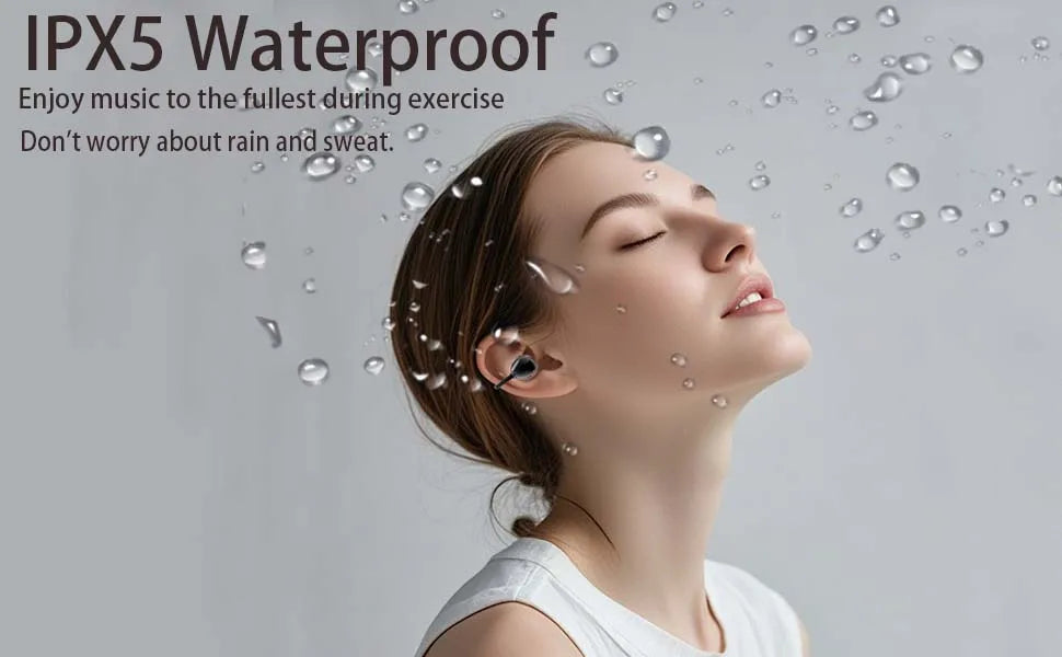 Auriculares con traducción AI en tiempo Real, auriculares con traductor de 144 idiomas, Bluetooth inalámbrico de oreja abierta 40H, auriculares con traducción