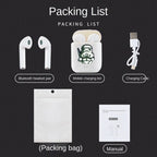 Disney TWS i7 Mini 2 auriculares inalámbricos Bluetooth 5,0 auriculares mate Macaron auriculares manos libres con micrófono caja de carga auriculares-MovilExpressShop