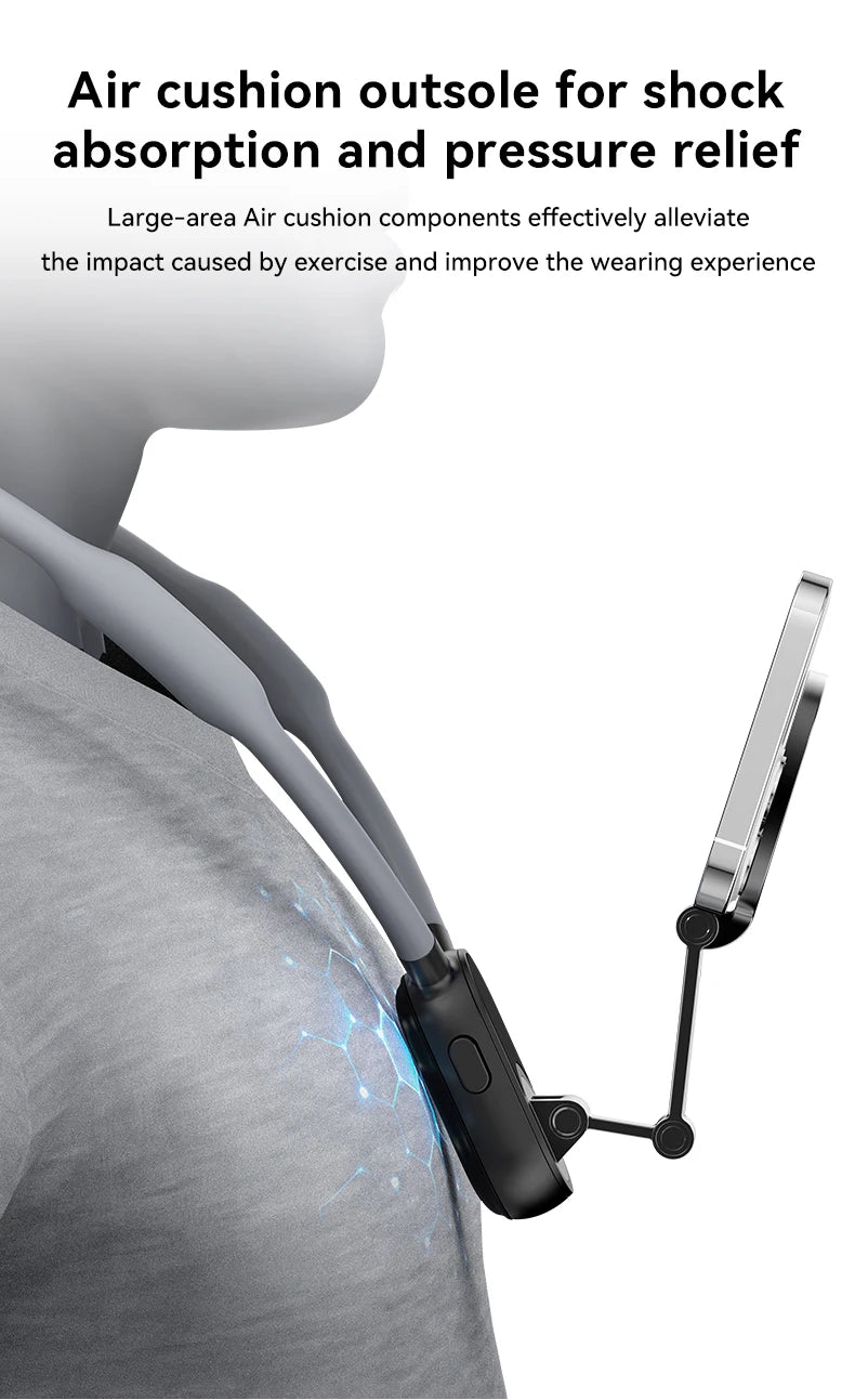 Clip magnético para teléfono con montaje en cuello 360 °   Soporte de teléfono POV de rotación para Iphone 15 14 13 12 11 10 para accesorios de teléfono SAMSUNG HUAWEI-MovilExpressShop