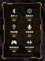 Transformers TF-T01 auriculares inalámbricos Bluetooth 5,3 sonido HIFI Bumblebee auriculares para juegos auriculares de baja latencia Larga modo de reposo-MovilExpressShop