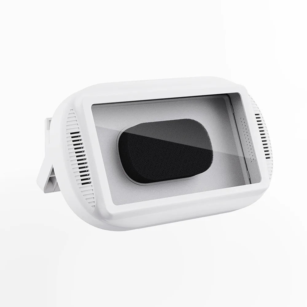 Soporte para teléfono de ducha mejorado, resistente al agua con orificio para altavoz, soporte para teléfono de ducha Screentouch, funda para baño, bañera, cocina-MovilExpressShop