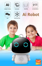 Robot inteligente Tuya IA, WiFi, juguetes de educación temprana para niños, reconocimiento de voz y máquina de aprendizaje educativo interactiva por voz