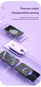 Batería de carga súper rápida Xiaomi 120W 200000 Banco de energía mAh 100000 Pantalla digital cuadrada portátil liviana de alta capacidad mAh-MovilExpressShop