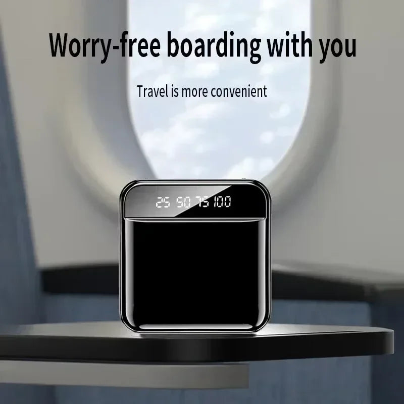 Xiaomi-Mini banco de energía de gran capacidad, 30000mah, carga súper rápida, Cable incorporado, batería externa portátil para Samsung y iPhone-MovilExpressShop