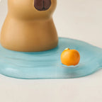 Soporte para teléfono de capibara de cocodrilo, figuritas de animales, decoración de escritorio, soporte para teléfono móvil, modelo de capibara creativo de dibujos animados, juguete