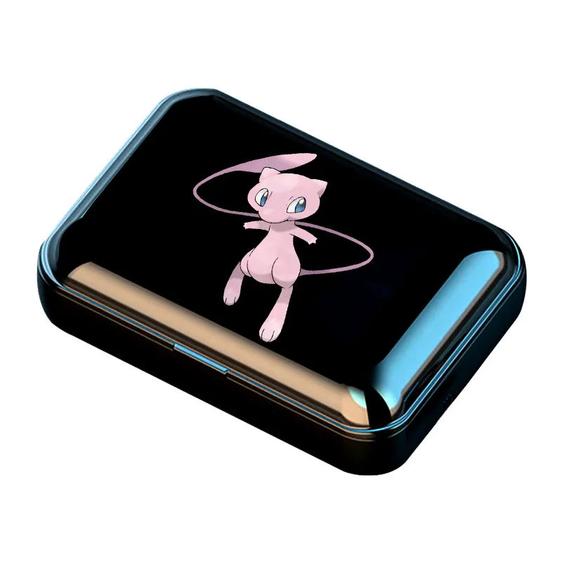 Pokemon Pikachu Auriculares inalámbricos con Bluetooth, Audio envolvente Anime estéreo bajo TWS auriculares deportivos para teléfono-MovilExpressShop