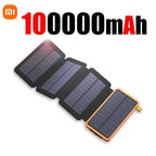 Xiaomi Solar Power Bank 20000mAh con 4 paneles solares cargador inalámbrico Powerbank para iPhone 15 Huawei Xiaomi Samsung Poverbank caliente-MovilExpressShop