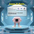 Robot AI EMO ESP32-S3 Control principal pantalla de 1,54 pulgadas Robot interactivo inteligente compañero de reconocimiento de voz para niños