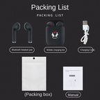 Disney TWS i7 Mini 2 auriculares inalámbricos Bluetooth 5,0 auriculares mate Macaron auriculares manos libres con micrófono caja de carga auriculares-MovilExpressShop