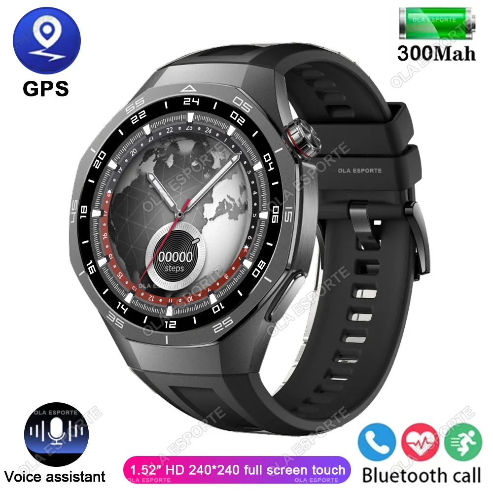 Reloj inteligente GT5 Pro, reloj deportivo GPS para hombres y mujeres, pantalla táctil AMOLED, llamadas telefónicas Bluetooth, reloj inteligente de pulsera resistente al agua para Fitness