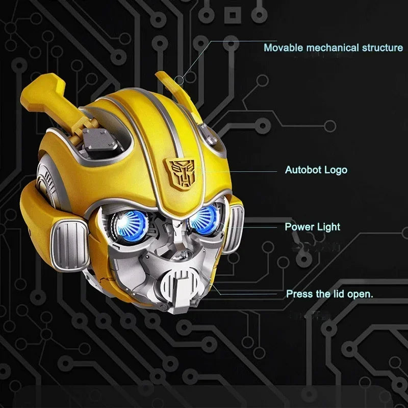 Transformers Auriculares Bumblebee H1 Auriculares con cancelación de ruido Auriculares Bluetooth Auriculares de aleación de alta calidad Juguetes de descompresión-MovilExpressShop