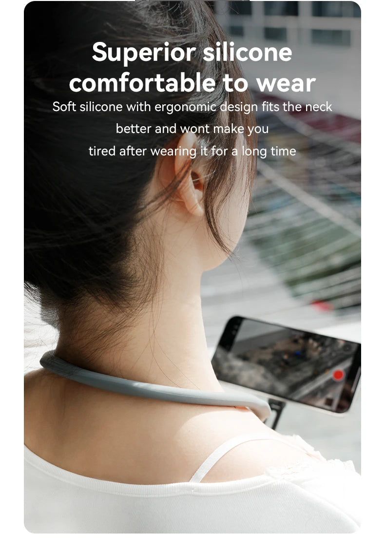 Clip magnético para teléfono con montaje en cuello 360 °   Soporte de teléfono POV de rotación para Iphone 15 14 13 12 11 10 para accesorios de teléfono SAMSUNG HUAWEI-MovilExpressShop